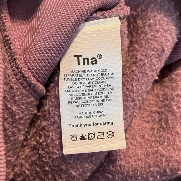 Aritzia TNA Purple Sweatshirt - Picture 3 of 4